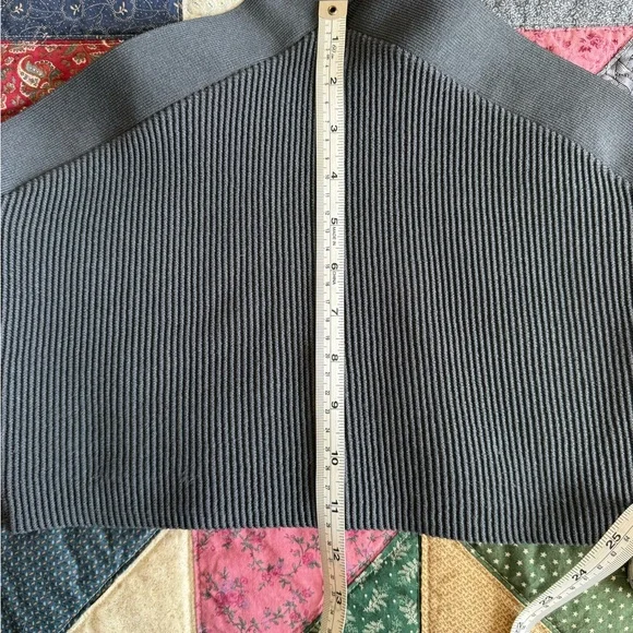 Quince Charcoal Ribbed Knit Top - Picture 3 of 5